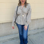 Fall in Line Blouse - The Pink Pineapple 850