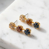 [Sorrelli] Matilda Triple Dangle Earrings – Blue
