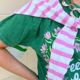 Feelin' Lucky Horseshoe Tee - The Pink Pineapple 850