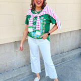 Feelin' Lucky Horseshoe Tee - The Pink Pineapple 850