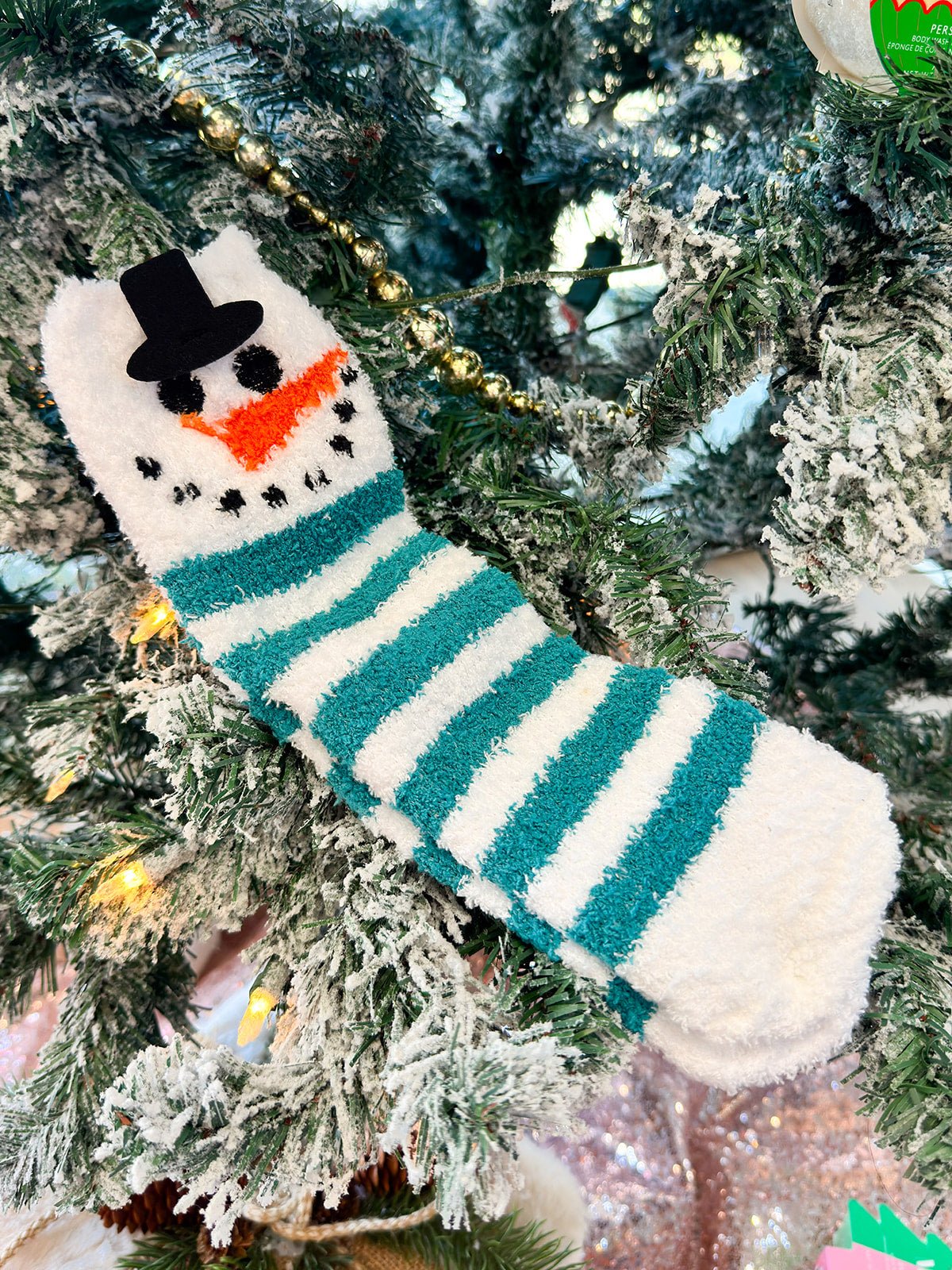 Festive Fluffy Socks - The Pink Pineapple 850