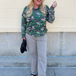 Field Day Camo Sweatshirt - The Pink Pineapple 850