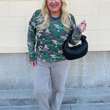 Field Day Camo Sweatshirt - The Pink Pineapple 850