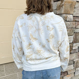 {FINAL SALE} Afternoon Escape French Terry Top - The Pink Pineapple 850