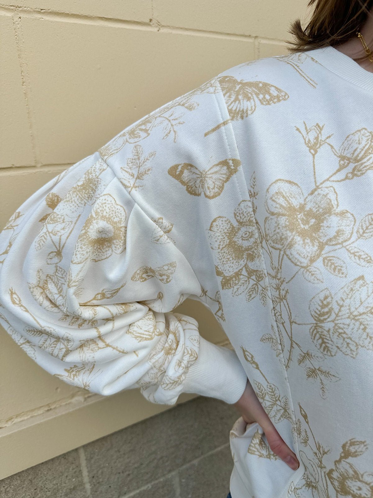 {FINAL SALE} Afternoon Escape French Terry Top - The Pink Pineapple 850