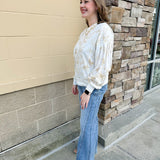 {FINAL SALE} Afternoon Escape French Terry Top - The Pink Pineapple 850