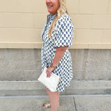 {FINAL SALE} Bluebell Lane Puff Sleeve Dress - The Pink Pineapple 850