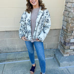 {FINAL SALE} Bodega Babe Floral Jacket - The Pink Pineapple 850