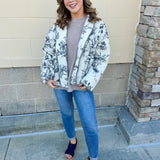 {FINAL SALE} Bodega Babe Floral Jacket - The Pink Pineapple 850