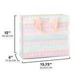 {FINAL SALE} Bunny Trail Reusable Gift Bag Medium - The Pink Pineapple 850