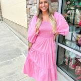 {FINAL SALE} Charm & Charisma Tier Maxi Dress - The Pink Pineapple 850