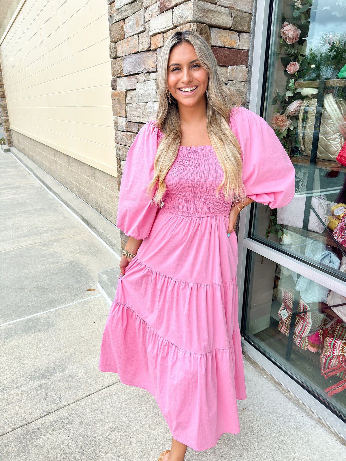 {FINAL SALE} Charm & Charisma Tier Maxi Dress - The Pink Pineapple 850