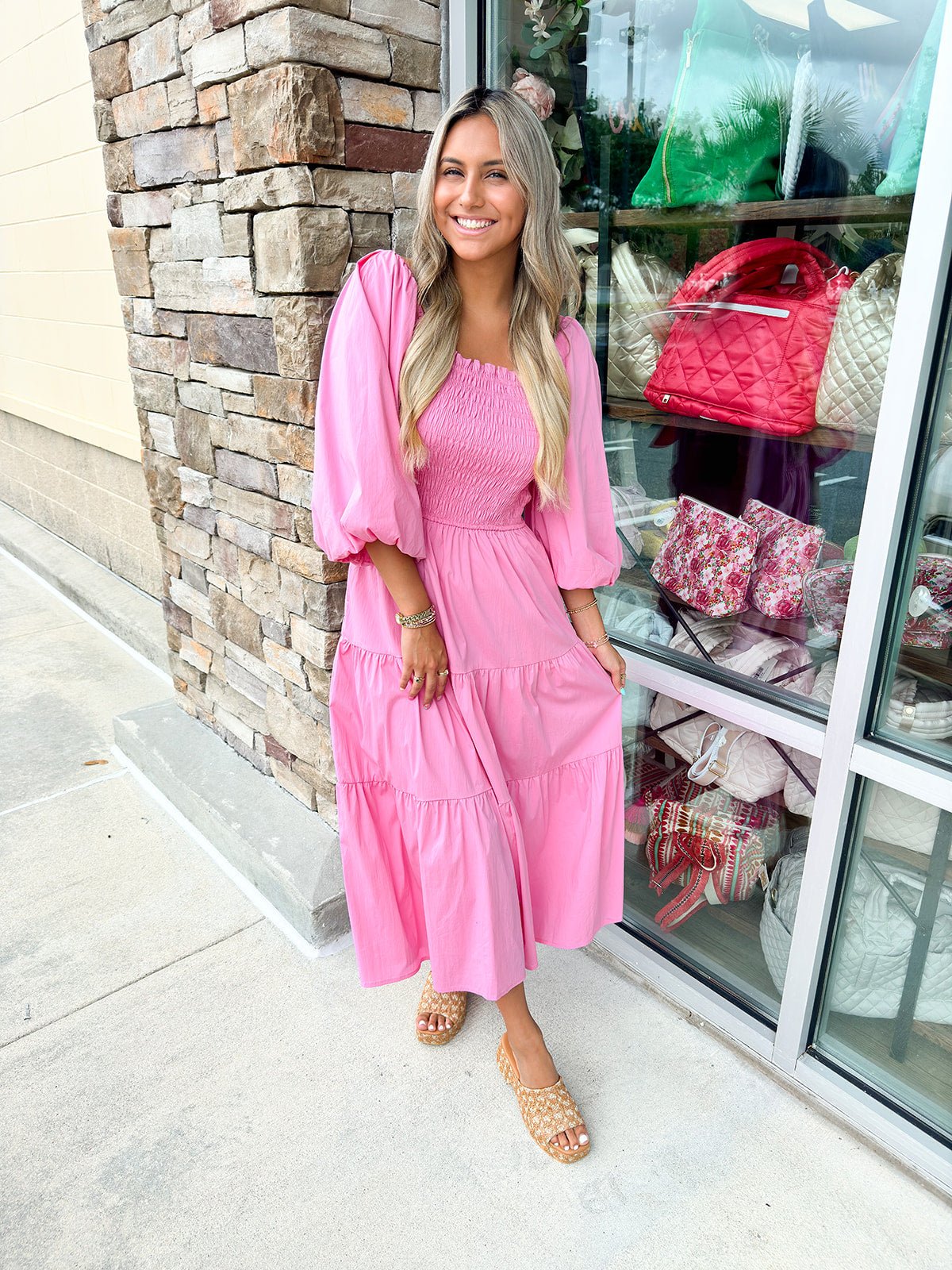 {FINAL SALE} Charm & Charisma Tier Maxi Dress - The Pink Pineapple 850