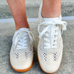 {FINAL SALE} [Chinese Laundry] Tropics Woven Sneaker - The Pink Pineapple 850