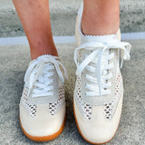{FINAL SALE} [Chinese Laundry] Tropics Woven Sneaker - The Pink Pineapple 850