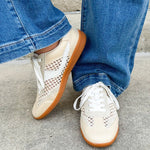 {FINAL SALE} [Chinese Laundry] Tropics Woven Sneaker - The Pink Pineapple 850