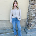 {FINAL SALE} Cider Falls Oversized Cozy Button Down Shacket - The Pink Pineapple 850