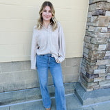 {FINAL SALE} Cider Falls Oversized Cozy Button Down Shacket - The Pink Pineapple 850