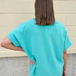 {FINAL SALE} Coastal Breeze Dolman Top - The Pink Pineapple 850