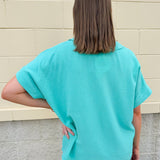 {FINAL SALE} Coastal Breeze Dolman Top - The Pink Pineapple 850