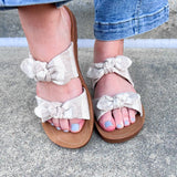 {FINAL SALE} [Corkys] Take A Bow Sandals - The Pink Pineapple 850