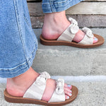 {FINAL SALE} [Corkys] Take A Bow Sandals - The Pink Pineapple 850