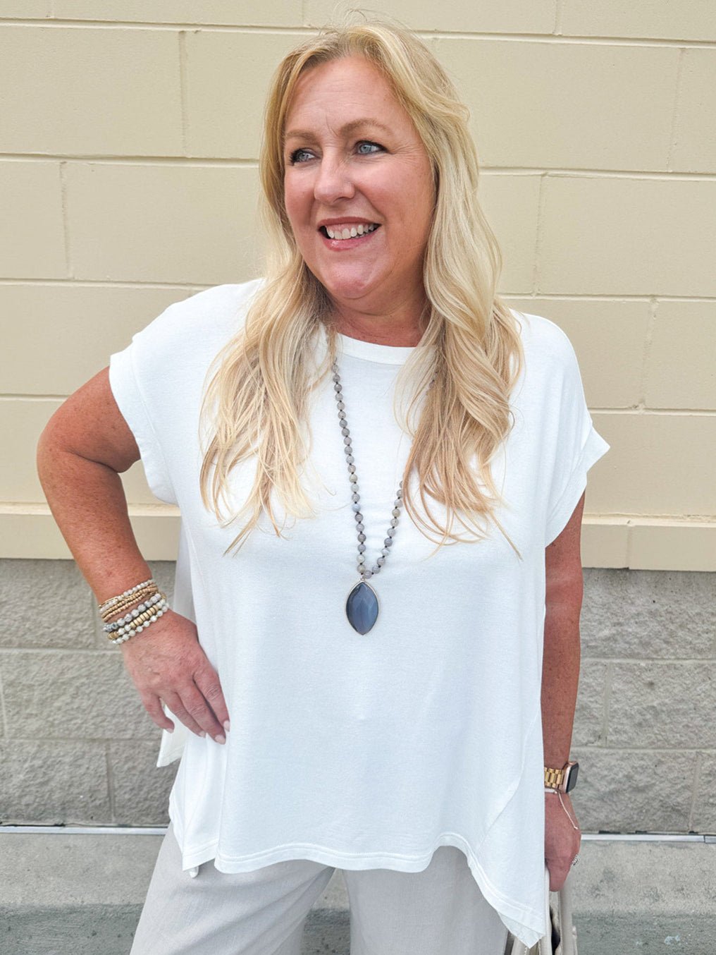 {FINAL SALE} Cosmos With The Girls French Terry Top - The Pink Pineapple 850