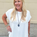 {FINAL SALE} Cosmos With The Girls French Terry Top - The Pink Pineapple 850