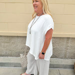 {FINAL SALE} Cosmos With The Girls French Terry Top - The Pink Pineapple 850