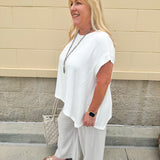 {FINAL SALE} Cosmos With The Girls French Terry Top - The Pink Pineapple 850