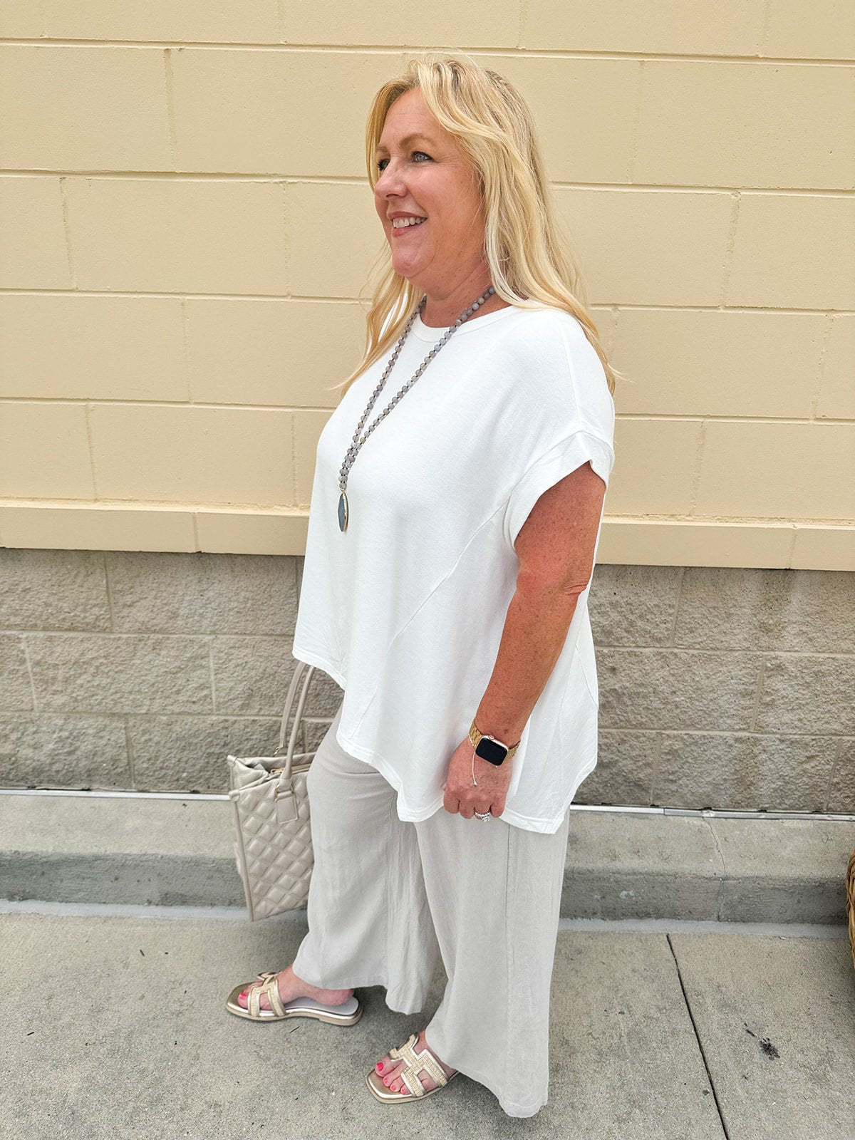 {FINAL SALE} Cosmos With The Girls French Terry Top - The Pink Pineapple 850