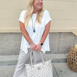 {FINAL SALE} Cosmos With The Girls French Terry Top - The Pink Pineapple 850