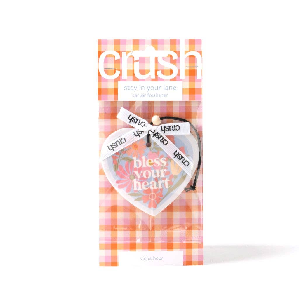 {FINAL SALE} Crush Stay In Your Lane Car Air Freshener - The Pink Pineapple 850