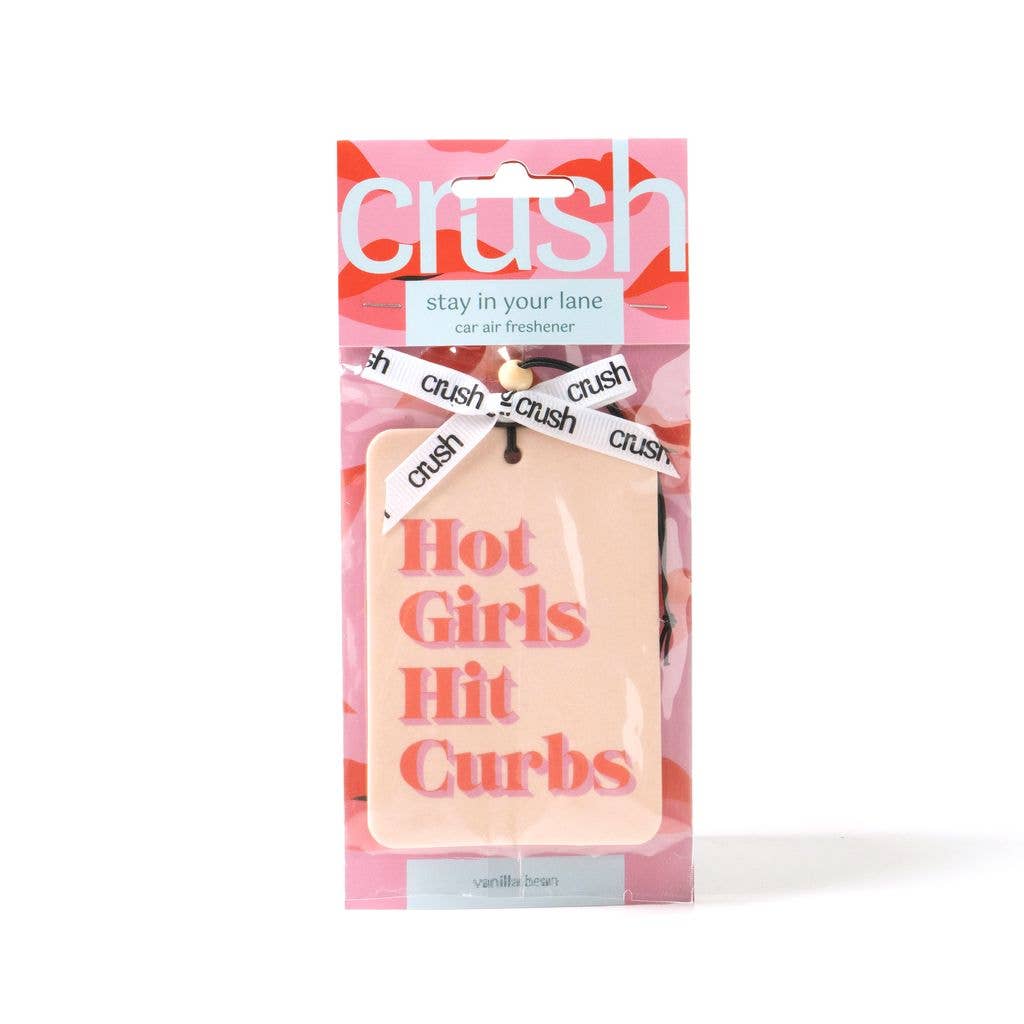 {FINAL SALE} Crush Stay In Your Lane Car Air Freshener - The Pink Pineapple 850
