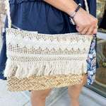 {FINAL SALE} Diana Straw Crossbody - The Pink Pineapple 850