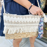 {FINAL SALE} Diana Straw Crossbody - The Pink Pineapple 850