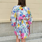 {FINAL SALE} Floral Escape Dolman Mini Dress - The Pink Pineapple 850