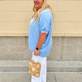 {FINAL SALE} Happy Hour Dolman Sleeve Top in Sky Blue - The Pink Pineapple 850