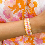 {FINAL SALE} Happy Hour Pro Kenzie Collection Bracelet - The Pink Pineapple 850