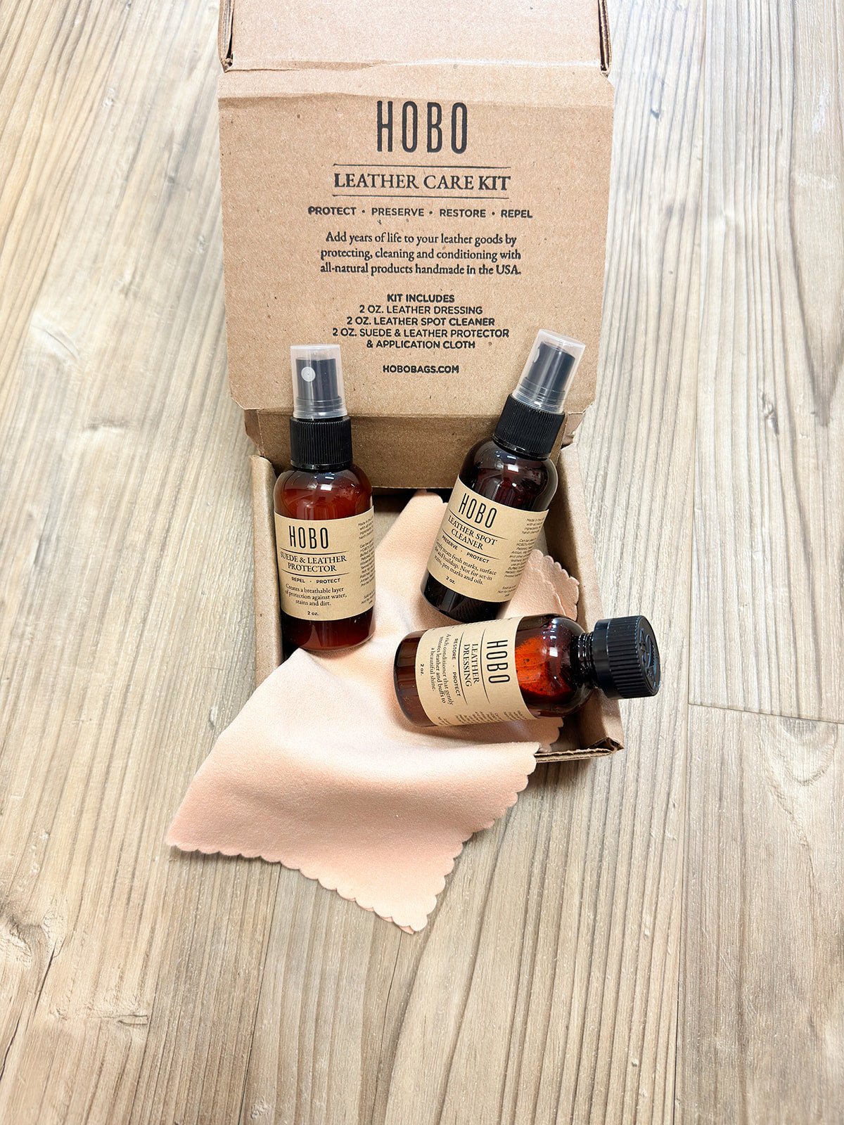 {FINAL SALE} Hobo Leather Care Gift Set - The Pink Pineapple 850