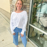 {FINAL SALE} Judy Blue The April Tummy Control Wide Leg Jeans - Curvy - The Pink Pineapple 850