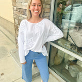 {FINAL SALE} Judy Blue The April Tummy Control Wide Leg Jeans - Curvy - The Pink Pineapple 850