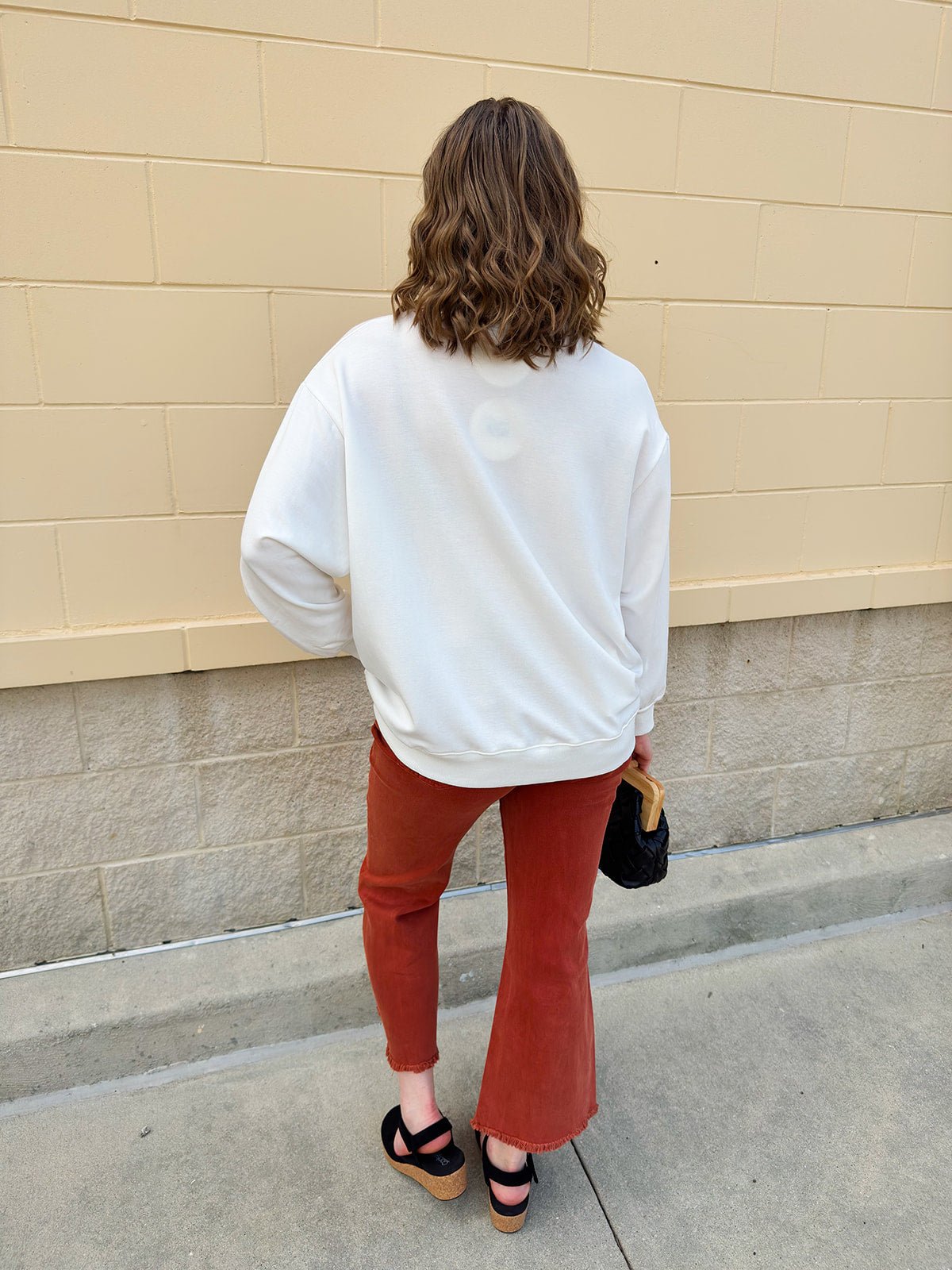 {FINAL SALE} [Mary Square] Sarah Spooky Season Sweatshirt - The Pink Pineapple 850