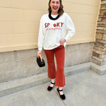 {FINAL SALE} [Mary Square] Sarah Spooky Season Sweatshirt - The Pink Pineapple 850