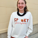 {FINAL SALE} [Mary Square] Sarah Spooky Season Sweatshirt - The Pink Pineapple 850