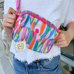 {FINAL SALE} Mary Square Sea Glass Crossbody Bag - The Pink Pineapple 850