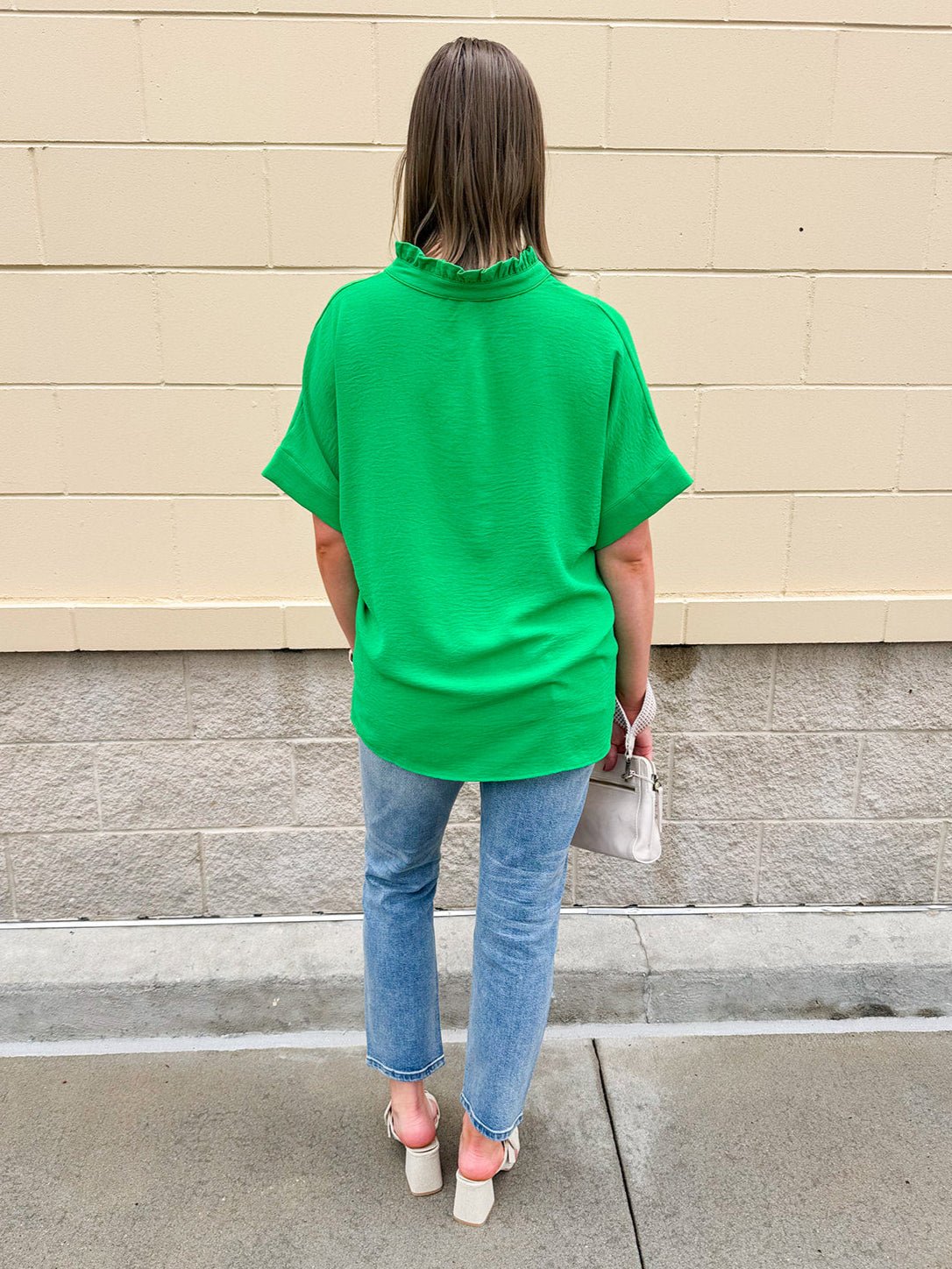 {FINAL SALE} Midnight Muse Dolman Top in Kelly Green - The Pink Pineapple 850