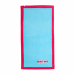 {FINAL SALE} Mudpie Vacay Blue Beach Towel - The Pink Pineapple 850