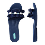 {FINAL SALE} Oka - B Kalani Slide Sandals - Sapphire - The Pink Pineapple 850