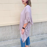 [FINAL SALE] Ruffle Reverie Duster in Mauve - The Pink Pineapple 850